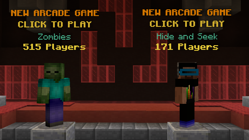 Arcade Update Zombies Hide And Seek And More Hypixel Minecraft Server And Maps